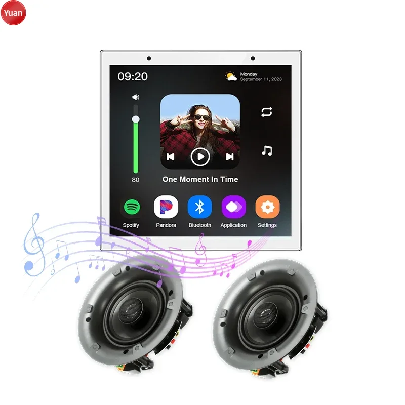 4-inch Smart Home Achtergrondm - Audio Music Background Free recensie en prijs