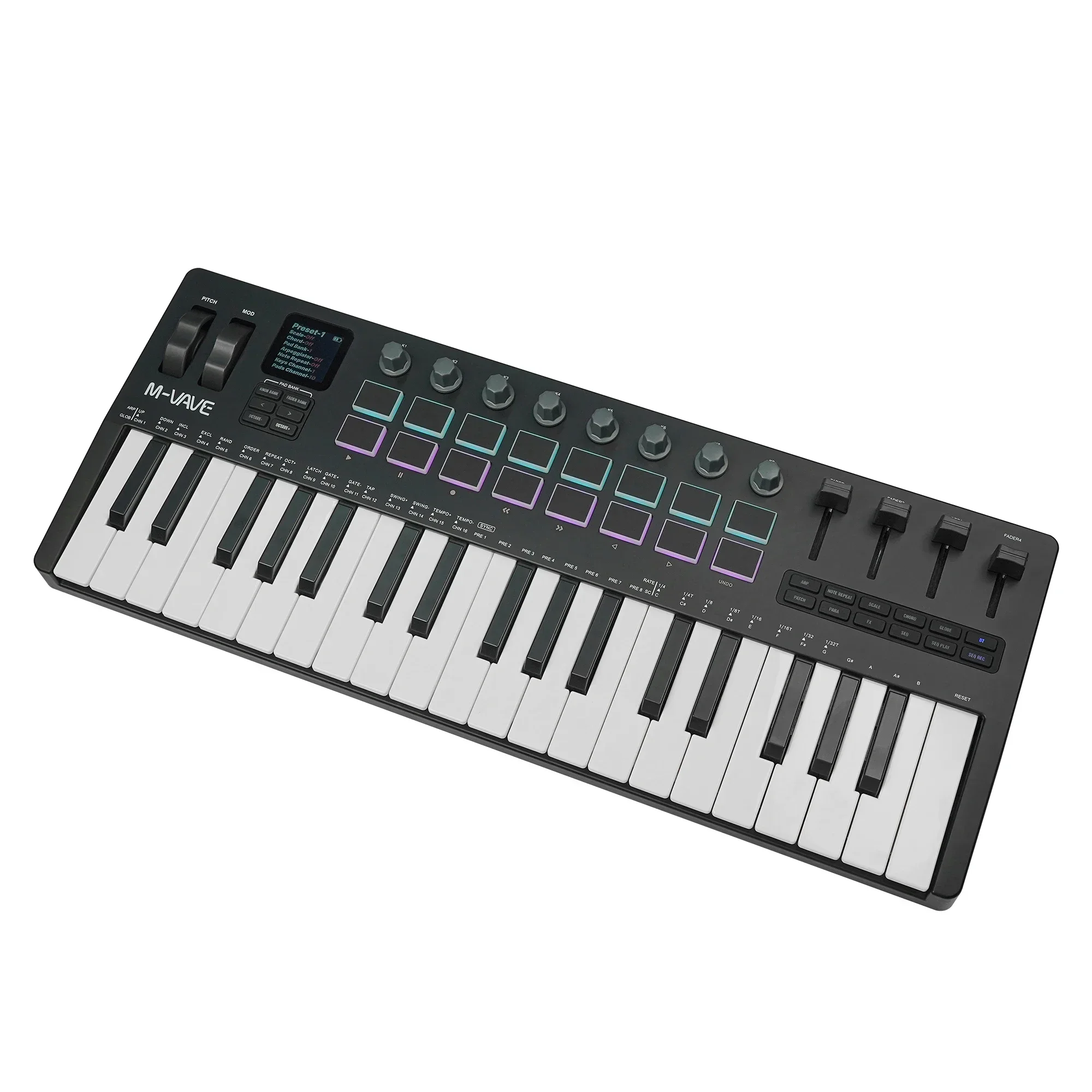 M-VAVE SMK-37 Pro 37-toetsen d - Midi Controller Pad recensie en prijs