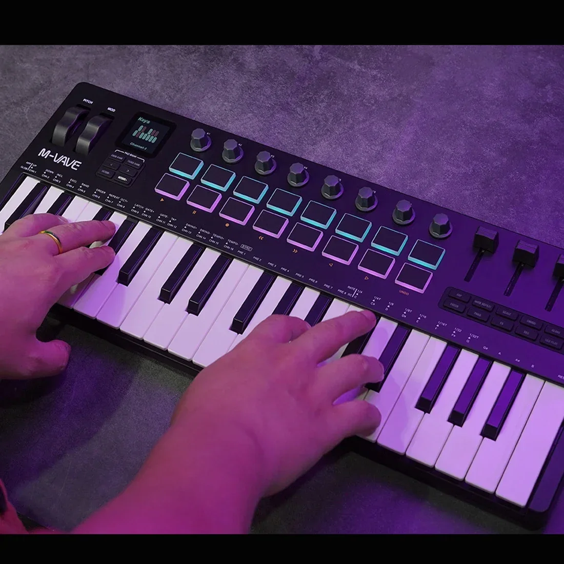 M-VAVE SMK-37 Pro 37-toetsen d - Midi Controller Pad recensie en prijs