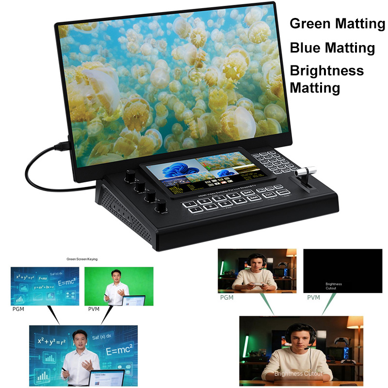 USB3.0 1080P 4-in-2-out HDMI v - Audio Mixer 4 Channel recensie en prijs